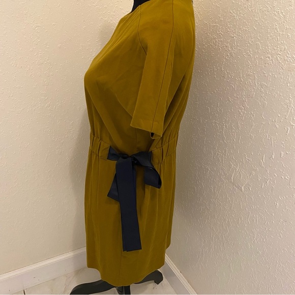 ZARA TRAFALUC COLLECTION Mustard Mini dress size M - Picture 3 of 8